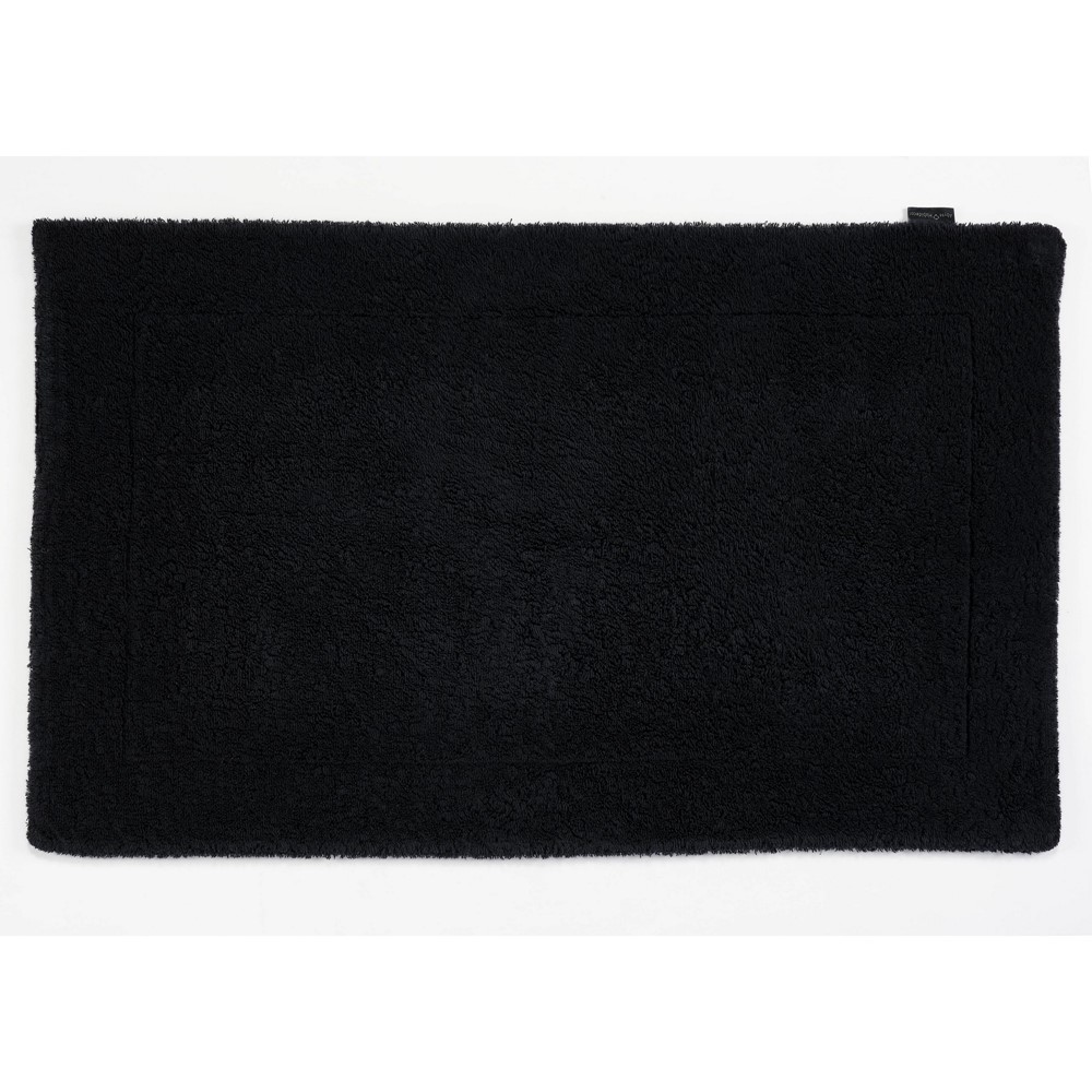 Double Bath Mat 990 by Designer Abyss & Habidecor in Black